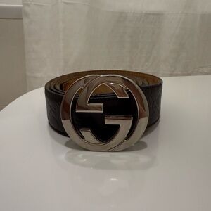 Gucci Men's Brown Leather Belt